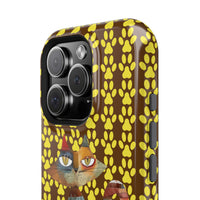 Cat Paw iPhone Magnetic Tough Cases, Custom Special Design Case, Personalized Phone Cover, Cute Cat Lover Gift, Protective Cellphone