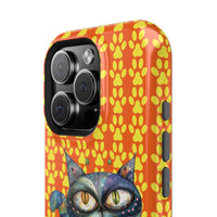 Cat Paw iPhone Magnetic Tough Cases, Custom Special Design Case, Personalized Phone Cover, Cute Cat Lover Gift, Protective Cellphone