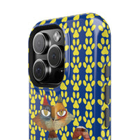 Cat Paw iPhone Magnetic Tough Cases, Custom Special Design Case, Personalized Phone Cover, Cute Cat Lover Gift, Protective Cellphone