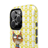 Cat Paw iPhone Magnetic Tough Cases, Custom Special Design Case, Personalized Phone Cover, Cute Cat Lover Gift, Protective Cellphone