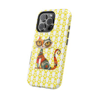 Cat Paw iPhone Magnetic Tough Cases, Custom Special Design Case, Personalized Phone Cover, Cute Cat Lover Gift, Protective Cellphone