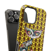 Cat Paw iPhone Magnetic Tough Cases, Custom Special Design Case, Personalized Phone Cover, Cute Cat Lover Gift, Protective Cellphone