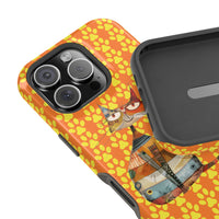 Cat Paw iPhone Magnetic Tough Cases, Custom Special Design Case, Personalized Phone Cover, Cute Cat Lover Gift, Protective Cellphone