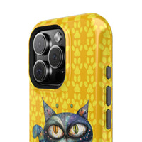 Cat Paw iPhone Magnetic Tough Cases, Custom Special Design Case, Personalized Phone Cover, Cute Cat Lover Gift, Protective Cellphone