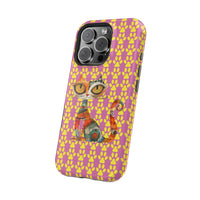 Cat Paw iPhone Magnetic Tough Cases, Custom Special Design Case, Personalized Phone Cover, Cute Cat Lover Gift, Protective Cellphone
