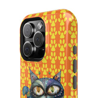 Cat Paw iPhone Magnetic Tough Cases, Custom Special Design Case, Personalized Phone Cover, Cute Cat Lover Gift, Protective Cellphone