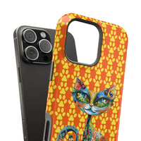 Cat Paw iPhone Magnetic Tough Cases, Custom Special Design Case, Personalized Phone Cover, Cute Cat Lover Gift, Protective Cellphone