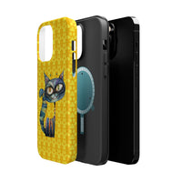 Cat Paw iPhone Magnetic Tough Cases, Custom Special Design Case, Personalized Phone Cover, Cute Cat Lover Gift, Protective Cellphone