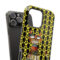 Cat Paw iPhone Magnetic Tough Cases, Custom Special Design Case, Personalized Phone Cover, Cute Cat Lover Gift, Protective Cellphone
