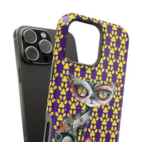 Cat Paw iPhone Magnetic Tough Cases, Custom Special Design Case, Personalized Phone Cover, Cute Cat Lover Gift, Protective Cellphone
