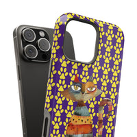Cat Paw iPhone Magnetic Tough Cases, Custom Special Design Case, Personalized Phone Cover, Cute Cat Lover Gift, Protective Cellphone