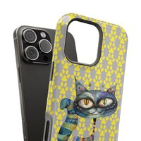 Cat Paw iPhone Magnetic Tough Cases, Custom Special Design Case, Personalized Phone Cover, Cute Cat Lover Gift, Protective Cellphone