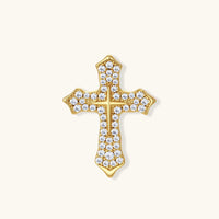 Divine Grace Zirconia Cross Brooch | Olaty