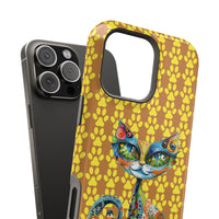 Cat Paw iPhone Magnetic Tough Cases, Custom Special Design Case, Personalized Phone Cover, Cute Cat Lover Gift, Protective Cellphone