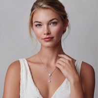 Moissanite Spark Celestial Balance Necklace | Olaty