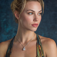 Moissanite Spark Teardrop Brilliance Necklace | Olaty
