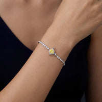 Yellow Moissanite Spark Stellar Dreams Bracelet | Olaty