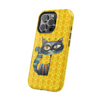 Cat Paw iPhone Magnetic Tough Cases, Custom Special Design Case, Personalized Phone Cover, Cute Cat Lover Gift, Protective Cellphone