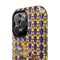 Cat Paw iPhone Magnetic Tough Cases, Custom Special Design Case, Personalized Phone Cover, Cute Cat Lover Gift, Protective Cellphone