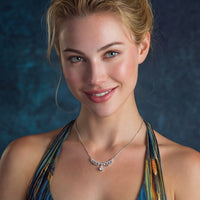 Moissanite Spark Angel Wing Necklace | Olaty