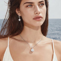 Moissanite Spark Diamond Dangle Huggies Earrings | Olaty