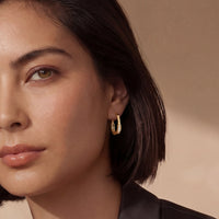 Vermeil Glow Golden Hour Huggie Hoops Earrings | Olaty