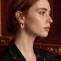 Painted Garden Tide Pool Hoops Earrings | Olaty