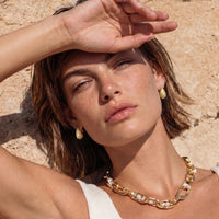 Feminine Aura Starlight Clover Hoops Earrings | Olaty