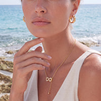 Feminine Aura Infinity Sparkle Necklace Pendant | Olaty