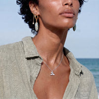 Feminine Aura Whale Tail Crystal Necklace Pendant | Olaty