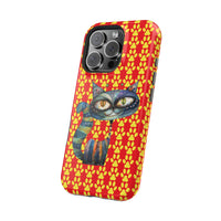 Cat Paw iPhone Magnetic Tough Cases, Custom Special Design Case, Personalized Phone Cover, Cute Cat Lover Gift, Protective Cellphone