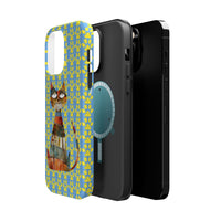 Cat Paw iPhone Magnetic Tough Cases, Custom Special Design Case, Personalized Phone Cover, Cute Cat Lover Gift, Protective Cellphone