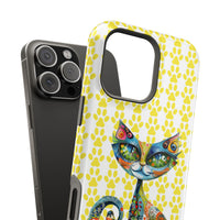 Cat Paw iPhone Magnetic Tough Cases, Custom Special Design Case, Personalized Phone Cover, Cute Cat Lover Gift, Protective Cellphone