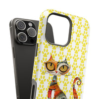 Cat Paw iPhone Magnetic Tough Cases, Custom Special Design Case, Personalized Phone Cover, Cute Cat Lover Gift, Protective Cellphone