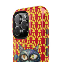 Cat Paw iPhone Magnetic Tough Cases, Custom Special Design Case, Personalized Phone Cover, Cute Cat Lover Gift, Protective Cellphone