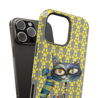 Cat Paw iPhone Magnetic Tough Cases, Custom Special Design Case, Personalized Phone Cover, Cute Cat Lover Gift, Protective Cellphone