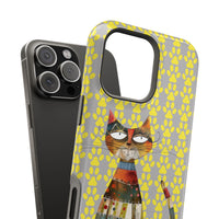 Cat Paw iPhone Magnetic Tough Cases, Custom Special Design Case, Personalized Phone Cover, Cute Cat Lover Gift, Protective Cellphone