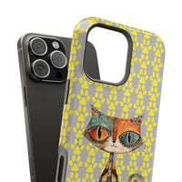 Cat Paw iPhone Magnetic Tough Cases, Custom Special Design Case, Personalized Phone Cover, Cute Cat Lover Gift, Protective Cellphone