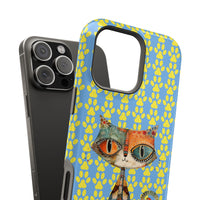 Cat Paw iPhone Magnetic Tough Cases, Custom Special Design Case, Personalized Phone Cover, Cute Cat Lover Gift, Protective Cellphone