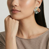 Painted Garden Monstera Muse Earrings | Olaty