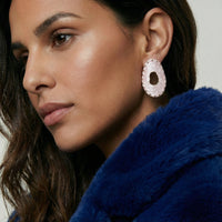 Painted Garden Lilac Dreams Studs Earrings | Olaty
