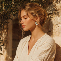 Painted Garden Monstera Muse Earrings | Olaty