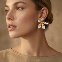 Painted Garden Dreams Statement Earrings | Olaty