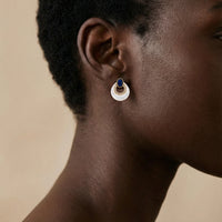 Painted Garden Celestial Teardrop Earrings | Olaty