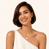 Baroque Pearl Pendant Necklace | 18K Gold Vermeil | Olaty