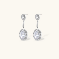 Product video showcasing Celestial Cascade Zirconia Necklace & Earrings Set with sparkling zirconia details, celestial-inspired cascading design and coordinated necklace and earrings | Olaty