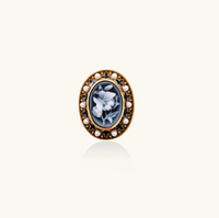 Product video showcasing Victorian Rose Cameo Statement Ring with an ornate rose cameo centerpiece and sculptural vintage-inspired gold-tone setting | Olaty